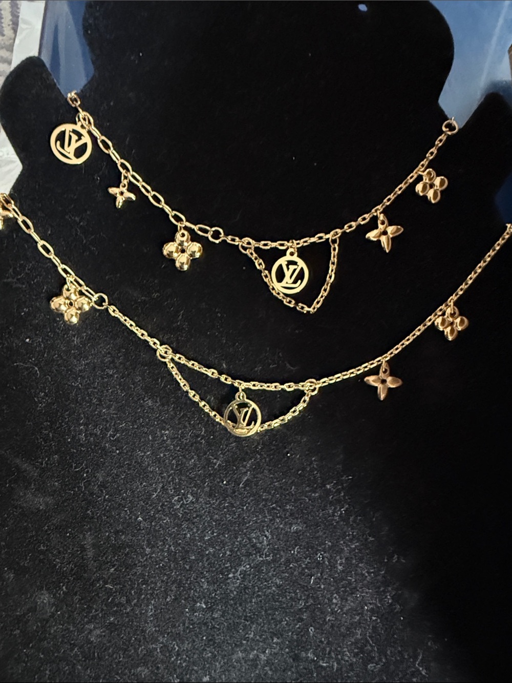 Fashion Accessories Necklace Gold Tone Necklace & Matching Bracelet Set